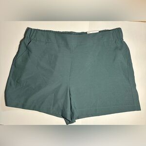 Nine West Mid Rise Women’s 420 Huxley Blu Shorts Size XL